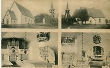 Sweden Liatorp 1907 quadruple vignette sepia postcard mailed under cover, begagnade till salu  Toimitus osoitteeseen Sweden