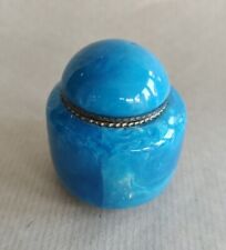 Brass lucite turquoise for sale  BOURNEMOUTH