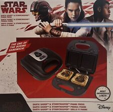 Usado, Máquina de waffle Star Wars Panini prensa sanduíche Darth Vader Disney 2015 comprar usado  Enviando para Brazil