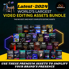 Used, Complete Video editing bundle, Premier Pro Video Editing Assets, Video Editing for sale  Shipping to South Africa