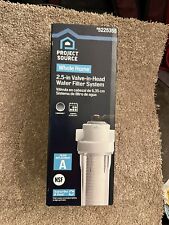 Project Source 2.5 inch Valve-in-Head Water Filter System 5225355 MSRP: $49.98 for sale  Shipping to South Africa