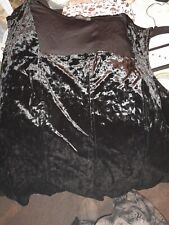Ladies black velvet for sale  BELFAST