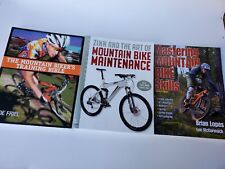 Lote de 3 Libros de Bicicleta de Montaña Biblia de Entrenamiento, Mantenimiento de Bicicleta de Montaña, Habilidad de Bicicleta, usado segunda mano  Embacar hacia Argentina