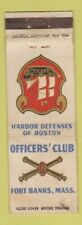 Capa Matchbook - Harbor Defenses Boston MA Officers' Club Fort Banks MA USADA comprar usado  Enviando para Brazil