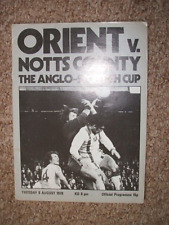 Orient notts county...1978 for sale  CHISLEHURST