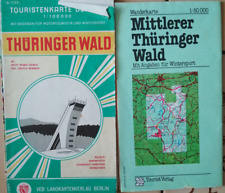 Touristenkarte thüringer wald gebraucht kaufen  Wittenberg