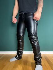 Black leather pants gebraucht kaufen  Berlin