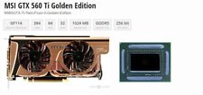 Placa de Vídeo MSI GTX 560 Ti Golden Edition 1GB GDDR5 ✅2x DP miniHDMI ✅ comprar usado  Enviando para Brazil