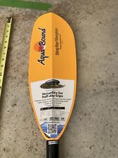 Aqua Bound Sting Ray 2-Piece Snap Button Recreational Kayak Paddle, Yellow, 230c for sale  Shipping to South Africa