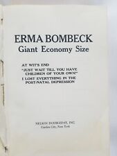 Używany, ILUSTROWANY Gigantyczny rozmiar ekonomiczny autorstwa Ermy Bombeck twarda okładka vintage komedia non-fiction na sprzedaż  Wysyłka do Poland