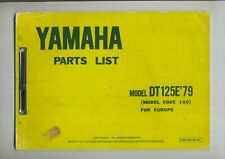 Yamaha dt125e factory for sale  High Peak