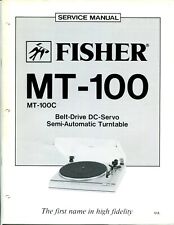 100 mt turntable fisher for sale  Greensboro