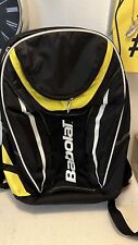 Mochila esportiva BABOLAT tênis e raquete amarela/preta/branca 18"" comprar usado  Enviando para Brazil