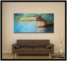 modern abstract blue painting canvas wall art us for sale  Shipping to Canada