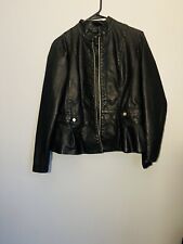 Used, Womens Baccini Faux Leather  Motorcycle Jacket Size Medium for sale  Shipping to South Africa