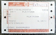 Indian platform ticket for sale  BROCKENHURST