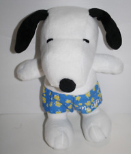 Peanuts Snoopy Dog 12" flor azul Metlife baúles rellenos de baño juguete suave segunda mano  Embacar hacia Argentina