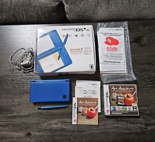 Nintendo DSi XL azul medianoche con caja - cargador - lápiz óptico grande - manuales + juego  segunda mano  Embacar hacia Argentina