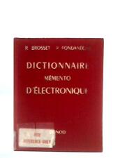 Dictionnaire memento electroni d'occasion  Expédié en Belgium