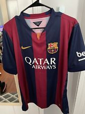 Camisa Jersey Autêntica Lionel Messi FC Barcelona 2014-2015 Home, usado comprar usado  Enviando para Brazil