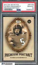 2017 SA-GE Hit PD Premium Portrait Patrick Mahomes II RC Rookie PSA 10 comprar usado  Enviando para Brazil