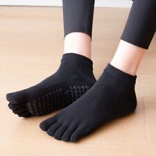 Meias de pilates femininas respiráveis antiderrapantes cinco dedos meias de ioga algodão secagem rápida comprar usado  Enviando para Brazil