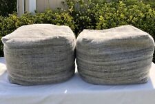 Two handmade pouf for sale  Raleigh