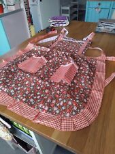 gingham apron for sale  CARDIFF