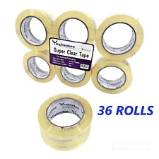 Fita de embalagem resistente 36 rolos total 3960Y, transparente 2Mil 2"x110Y ultra forte comprar usado  Enviando para Brazil