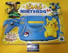 Console Nintendo 64 N64 Pokemon Pikachu limitado na caixa azul e amarelo comprar usado  Enviando para Brazil