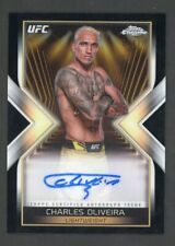 2024 Topps Chrome UFC Charles Oliveira Main Event Auto Preto /10, usado comprar usado  Enviando para Brazil