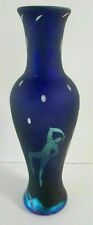 OKRA GLASS ~ MOONDANCE VASE ~ APPROX. 12.5" IN HEIGHT ~ SIGNED for sale  Shipping to South Africa