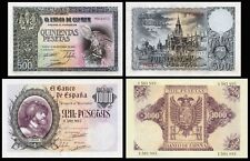 Usado, Facsimil Billetes 500 - 1000 pesetas Octubre 1940 - Reproductions segunda mano  Embacar hacia Argentina