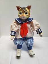 Vintage 1993 Heritage Mint 14" Porcelain Cat Doll for sale  Shipping to South Africa