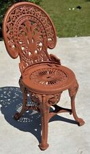 Cadeira de jardim bistrô plástico ferro fundido falso laranja comprar usado  Enviando para Brazil