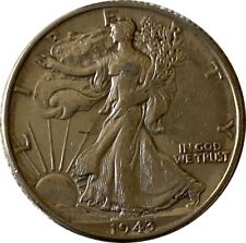 Medio dólar Silver Walking Liberty 1943 en muy buen estado/xf 90 % plata segunda mano  Embacar hacia Argentina