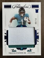 2021 Panini Flawless Travis Etienne Jr Jumbo RC Rookie Patch 8/10 Jersey Jaguars for sale  Shipping to South Africa
