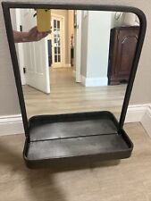 Vintage Mirror With Tray, Oil Rubbed Bronze , Bathroom, Laundry, Bedroom, used for sale  Shipping to South Africa