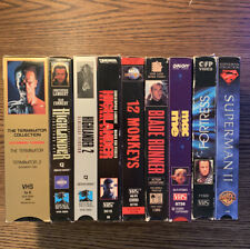 Lote RARO SCI FI VHS Terminator Mac & Me Blade Runner Superman Highlander comprar usado  Enviando para Brazil