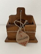Thailand akazienholz untersetz gebraucht kaufen  Waldheim