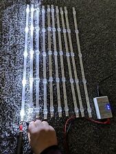 Used, 10 LED Backlight Strips HD650Y1U71-T0L3-20200709 For Hisense/ONN/Toshiba 65" TVs for sale  Shipping to South Africa