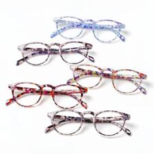 5 Pack Ladies Bluelight Reading Glasses Women Spring Hinge Patter Readers for sale  Shipping to South Africa