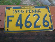 1955 license plate for sale  Canadensis