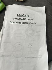 Sekonic 208 twinmate for sale  LANCING