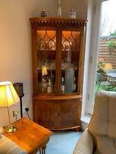 Yew corner cabinet for sale  SOLIHULL