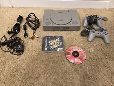 Sony Playstation 1 PS1 Console - AUTHENTIC Controllers - TESTED - Game Lot, used for sale  Shipping to South Africa