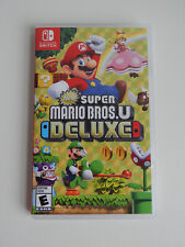 New Super Mario Bros. U Deluxe Game in Case! Nintendo Switch!, used for sale  Shipping to South Africa