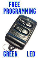 CLEAN CHECKMATE KEYLESS ENTRY REMOTE START ALARM KEY FOB GREEN LED JT3KT7A, used for sale  Shipping to South Africa