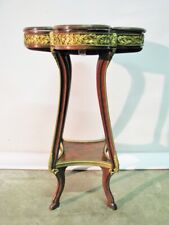 Usado, Mesa única con incrustaciones francesas estilo Luis XV del siglo XIX con soportes de bronce dorado segunda mano  Embacar hacia Argentina