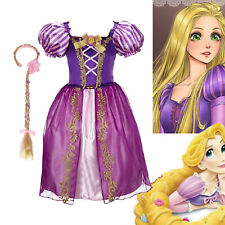 Cuento de hadas Rapunzel Disfraz Disfraz Princesa Vestido de baile Peluca Cosplay Set Party segunda mano  Embacar hacia Argentina